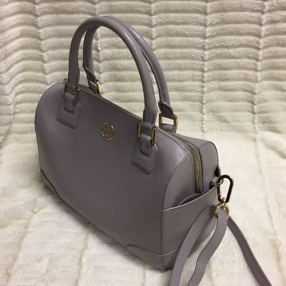Tory Burch Robinson Middy Satchel - Picture 3 of 7